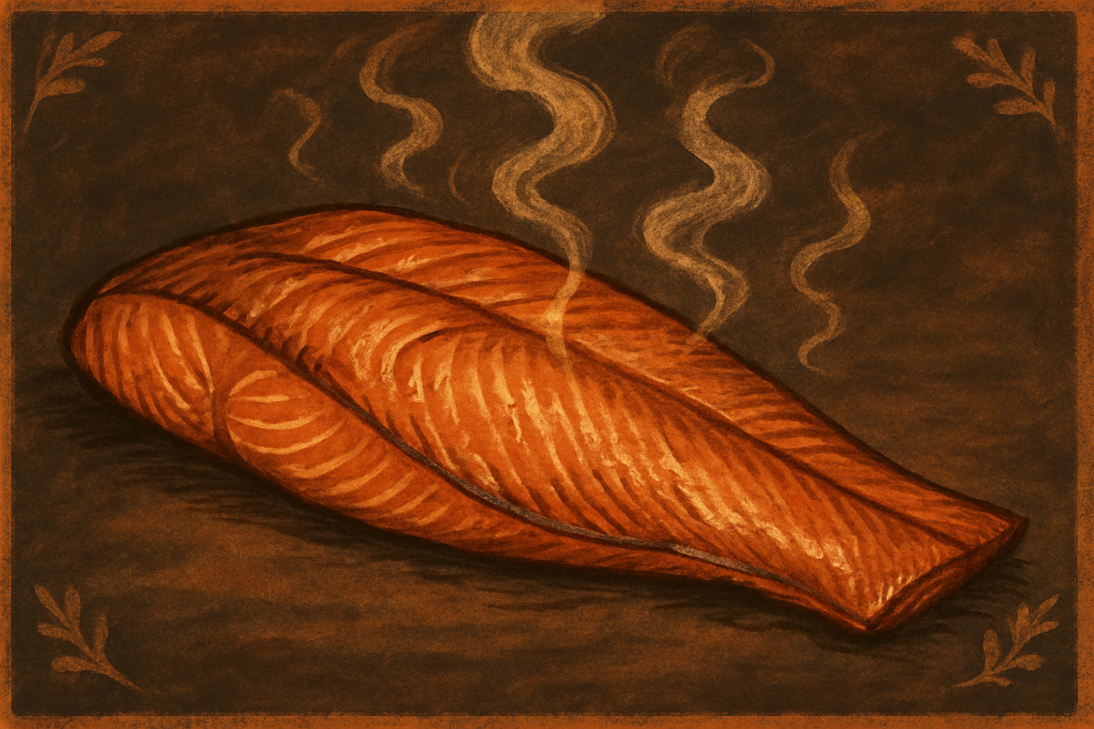 Illustration for Cajun Smoked Catfish with Holy Trinity Crust