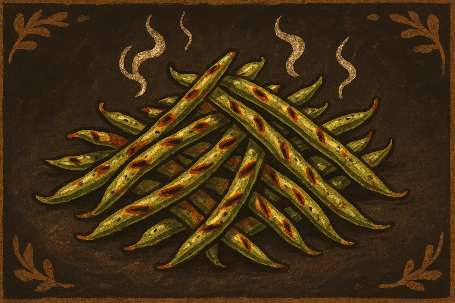 Illustration for Crispy Green Beans