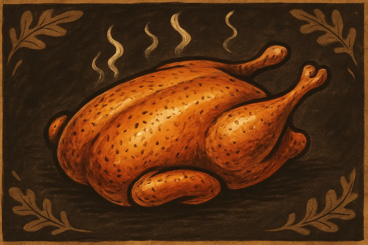 Illustration for Roasted Duck