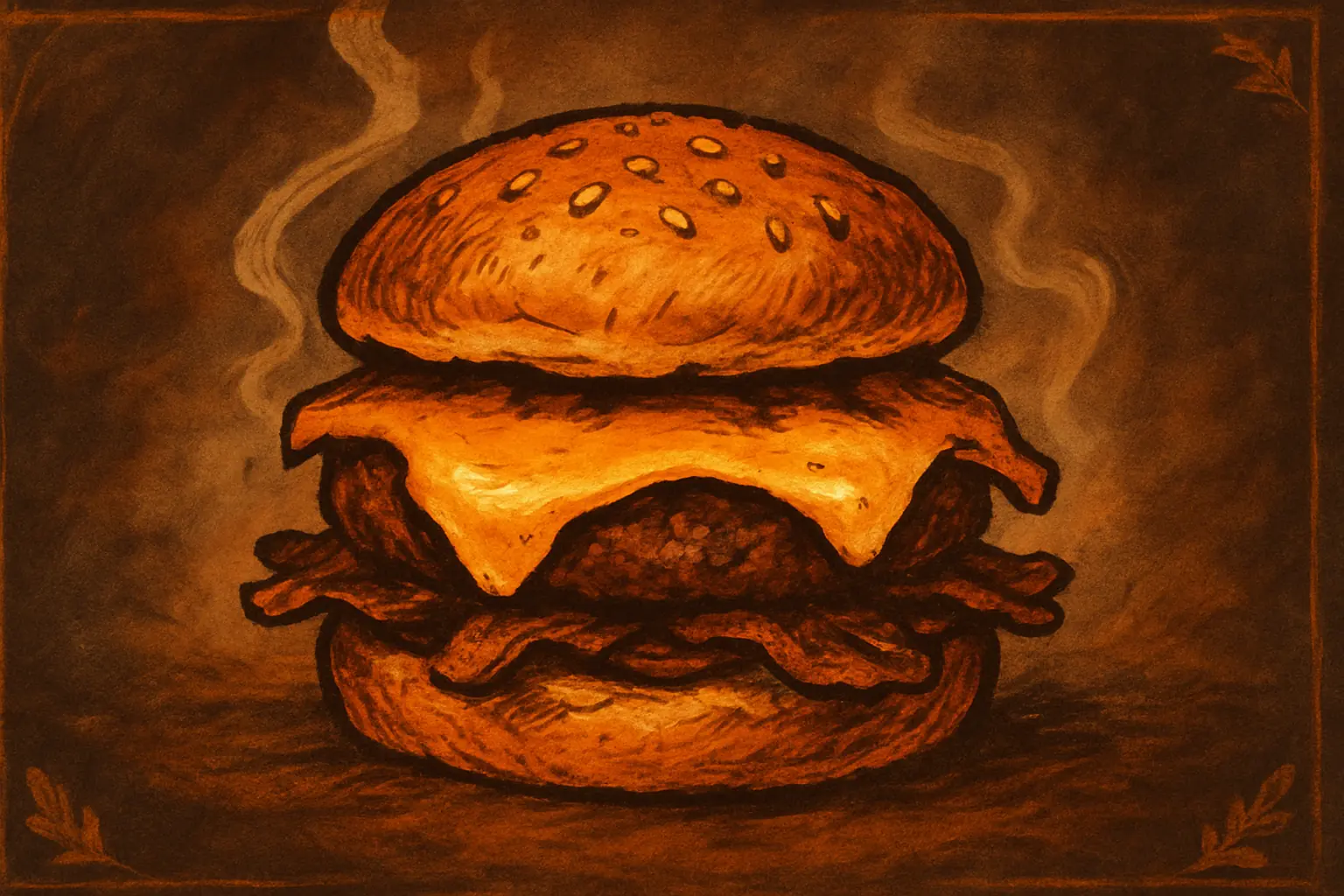 Illustration for Smoked Burgers