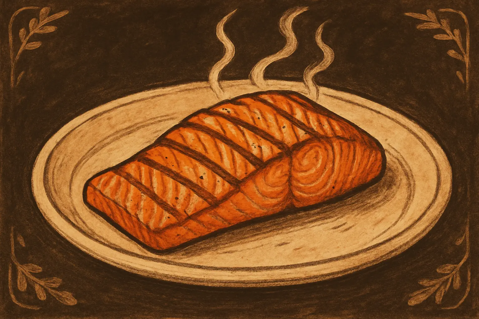 Illustration for Salmon Sous Vide