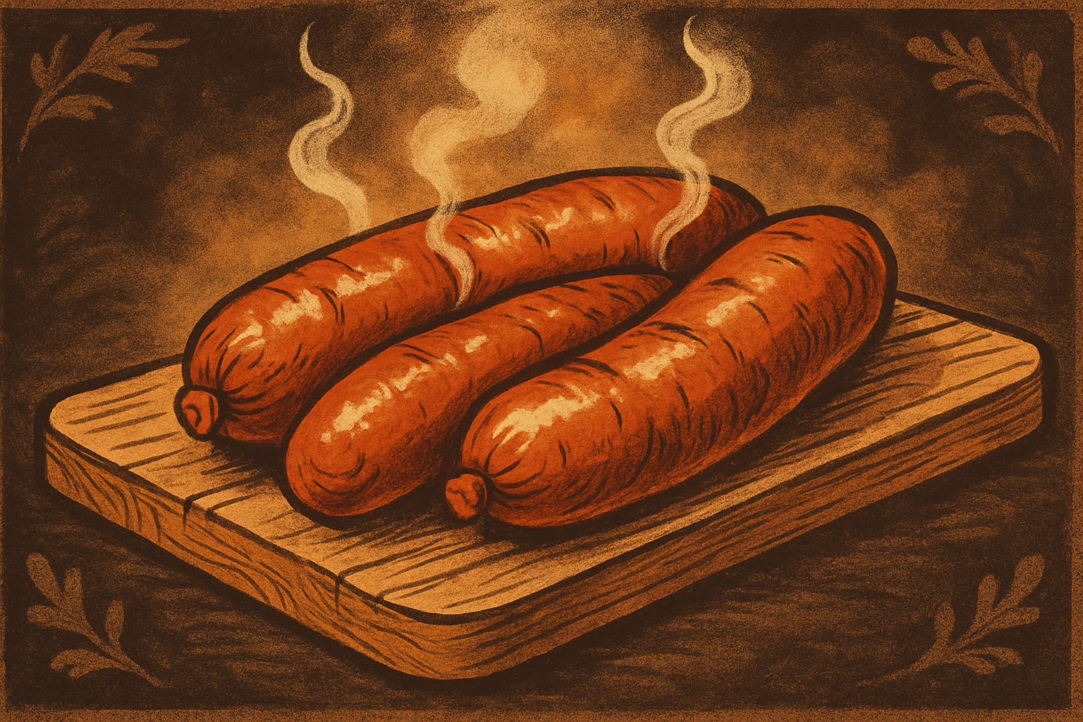 Illustration for Texas Jalapeño Smoke Links: The Green Lesson