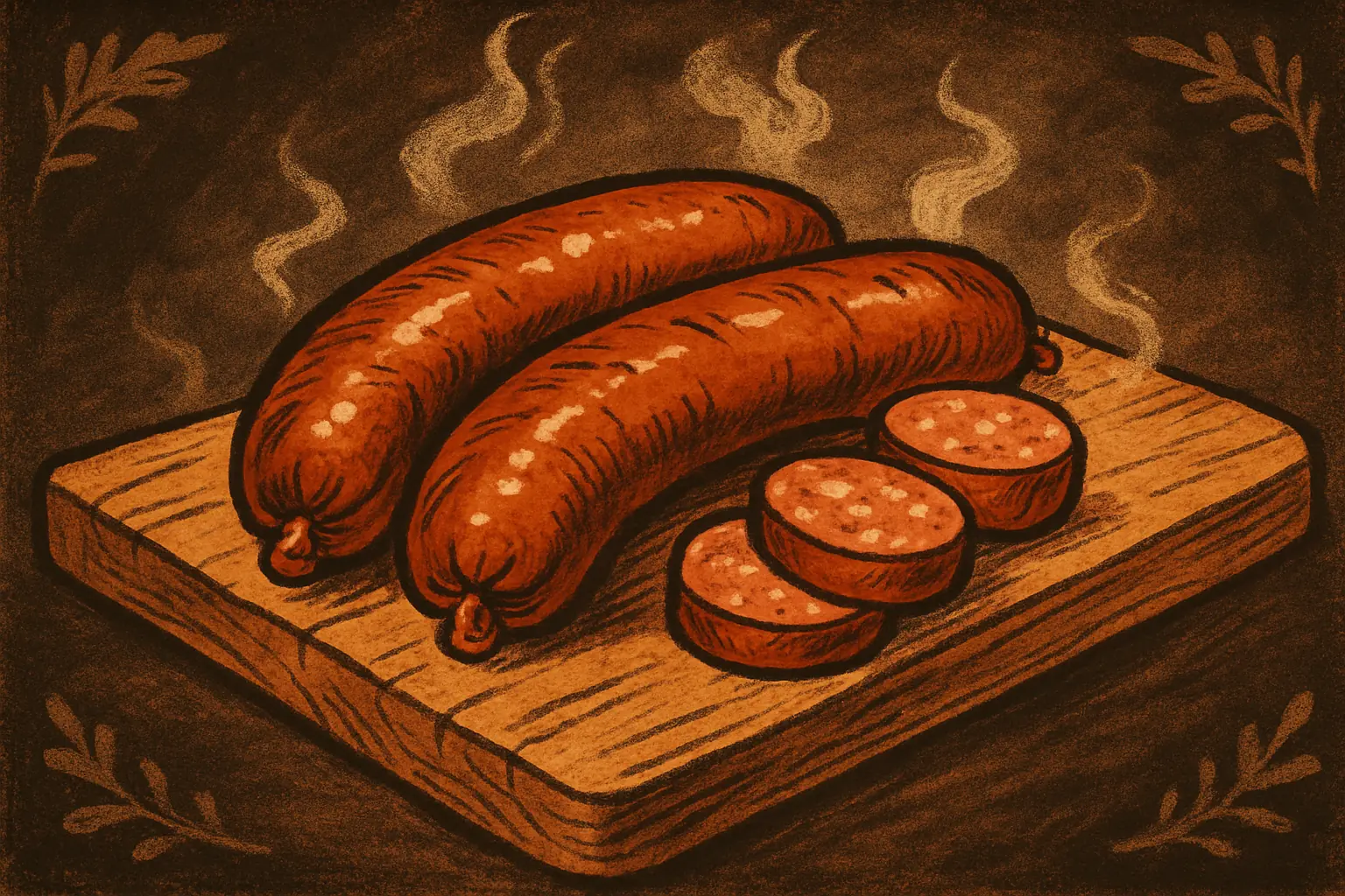 Illustration for The Scoville Sermon Smoked Hot Links